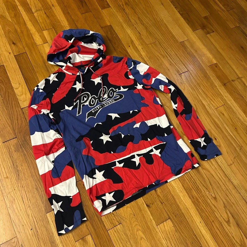 Polo Ralph Lauren Red White Blue Hoodie